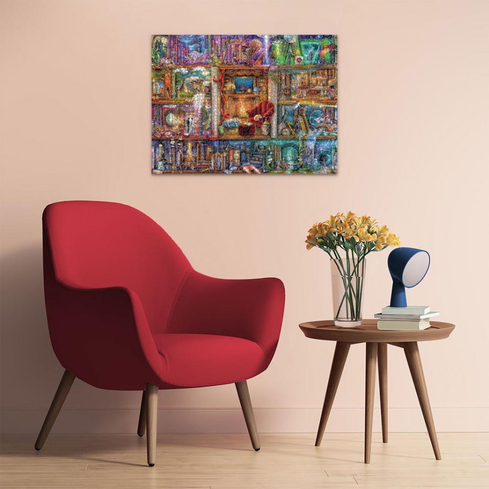 1500 Teile Ravensburger Puzzle Die große Bibliothek 12000190