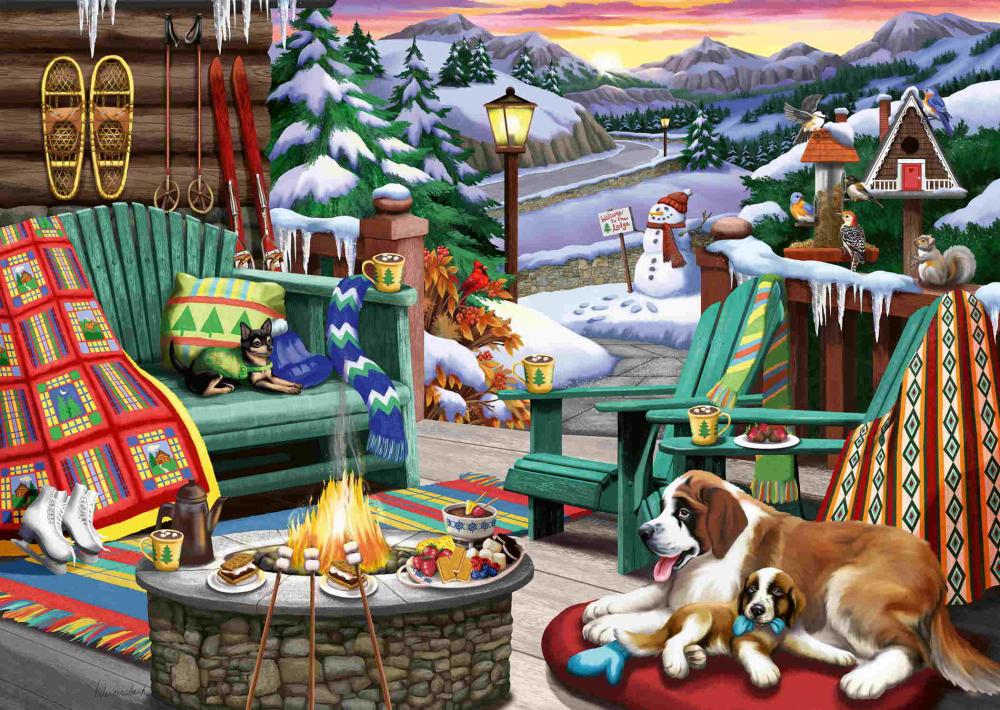 1000 Teile Ravensburger Puzzle Wohlfühlabend 12000633