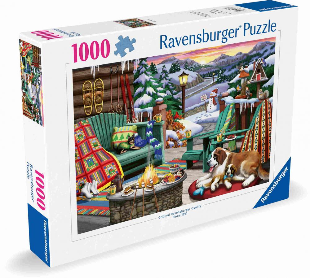 1000 Teile Ravensburger Puzzle Wohlfühlabend 12000633