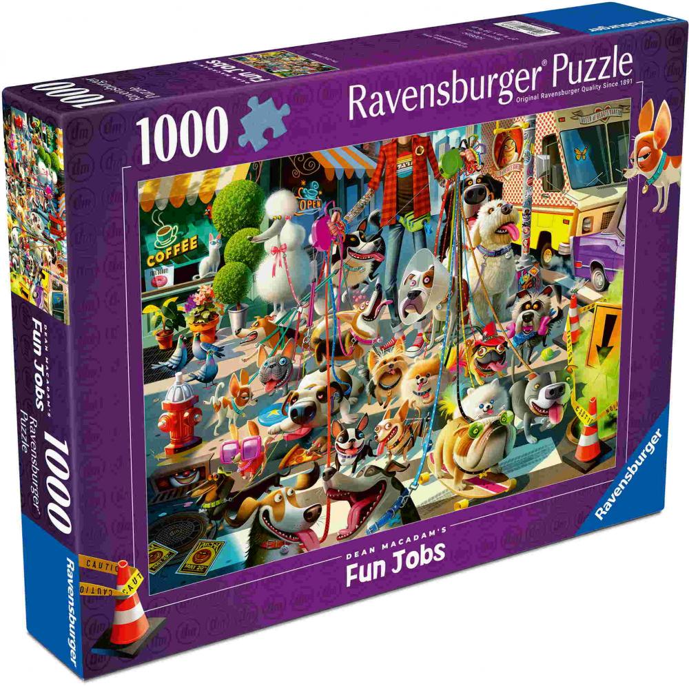 1000 Teile Ravensburger Puzzle Dean MacAdam Vierbeiner auf Tour 12000876