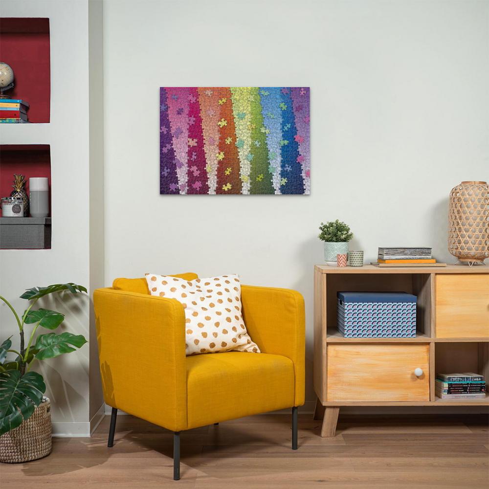 1000 Teile Ravensburger Puzzle Kunterbunte Puzzleteile 12001027