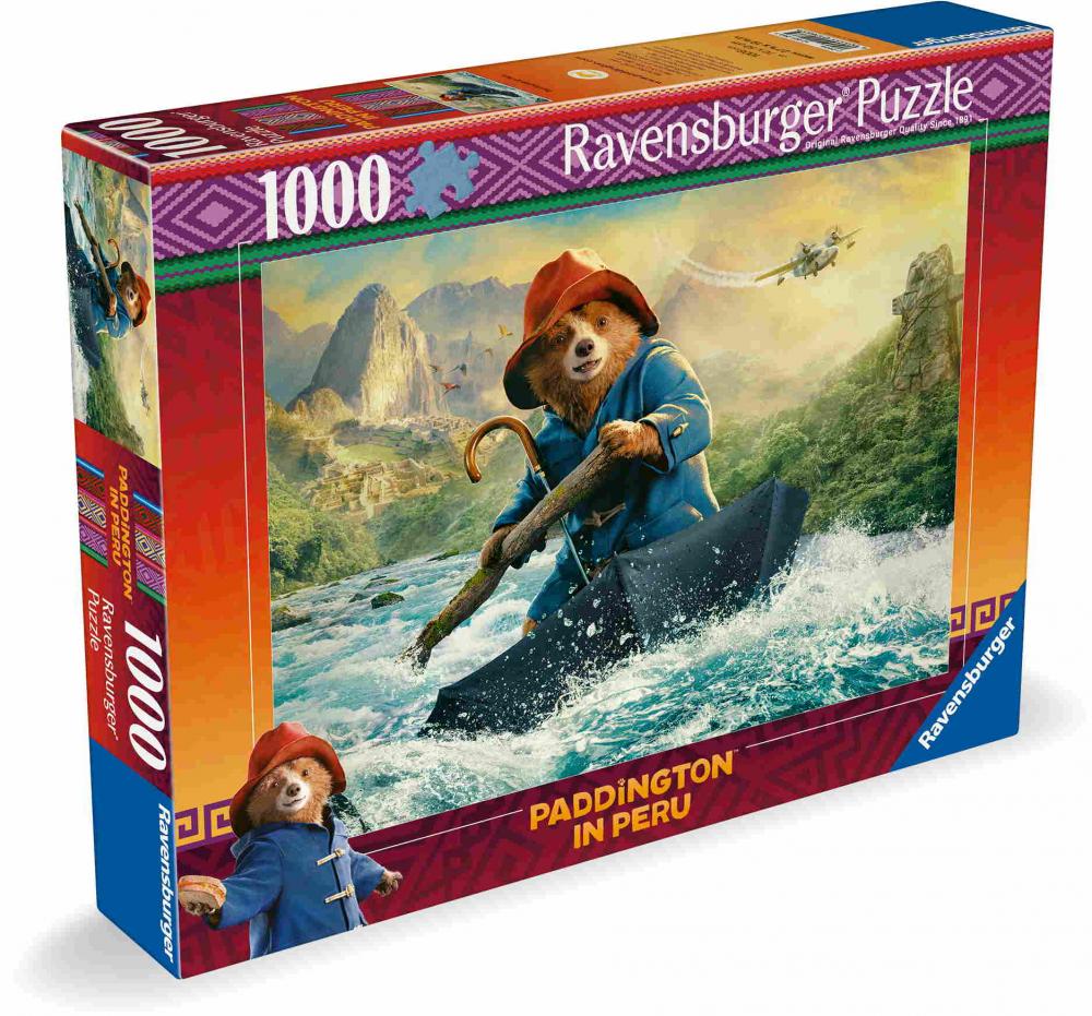 1000 Teile Ravensburger Puzzle Paddington der Bär Paddington in Peru 12001266