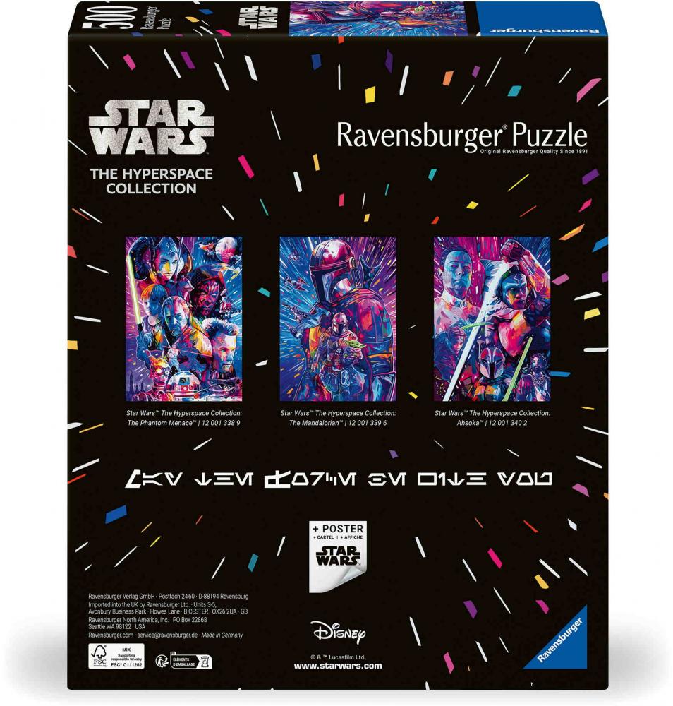500 Teile Ravensburger Puzzle Large Pieces Große Teile Star Wars The Mandalorian! 12001339