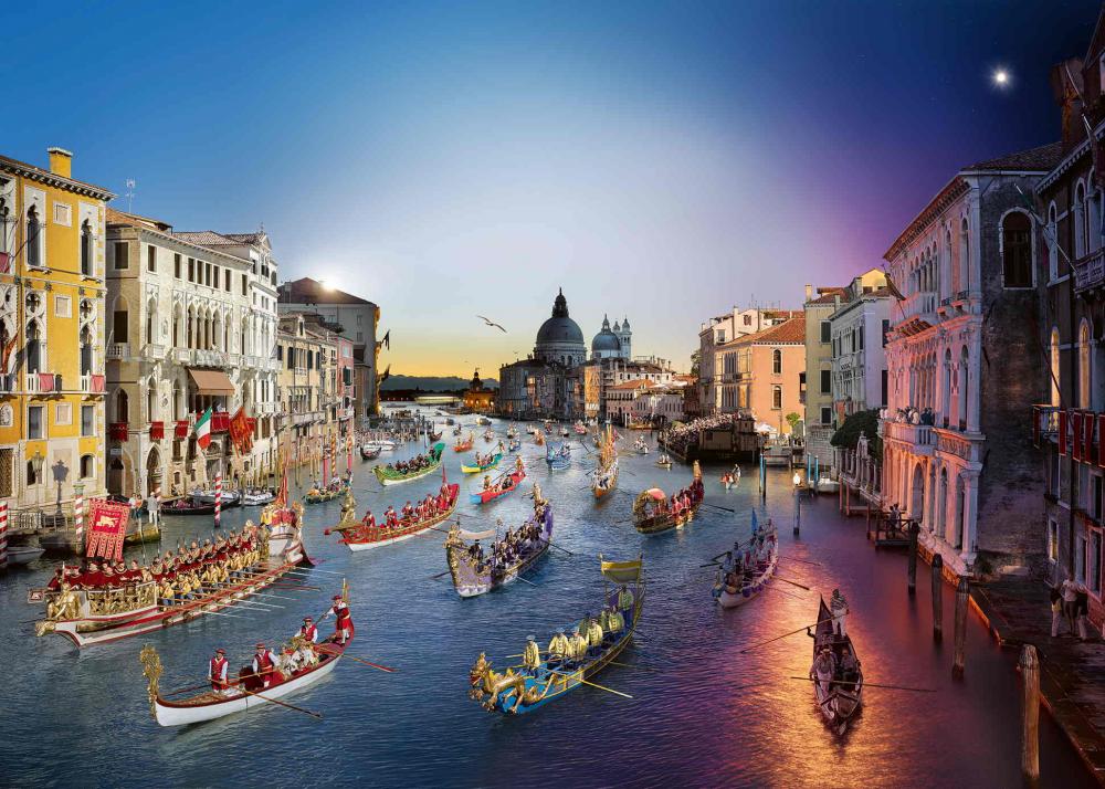 1000 Teile Ravensburger Puzzle Venedig von Tag zu Nacht 12001433