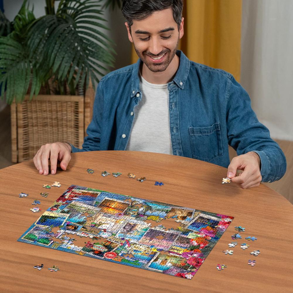 500 Teile Ravensburger Puzzle Weltreise - Pinnwand 12001489