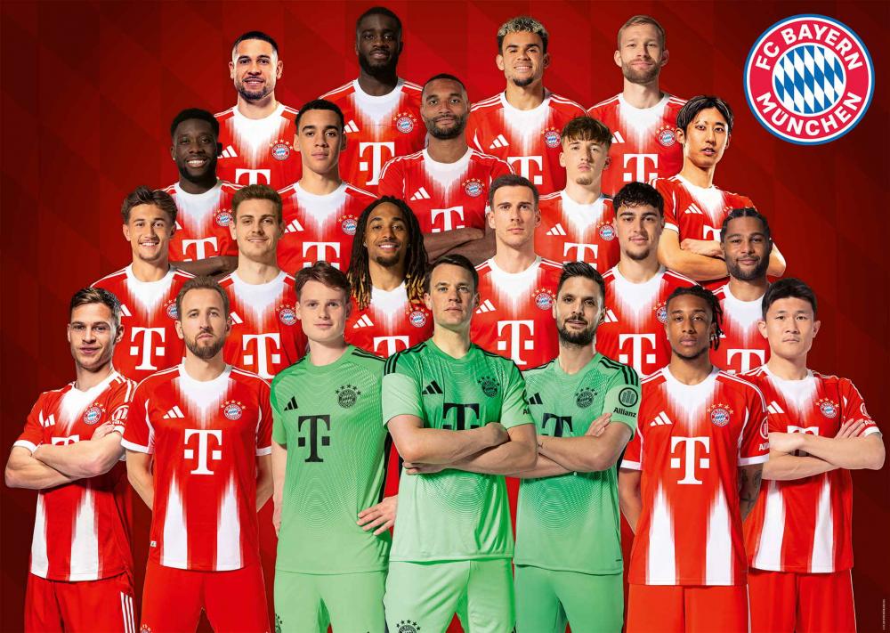 1000 Teile Ravensburger Puzzle FC Bayern München Saison 2025/2026 12001506