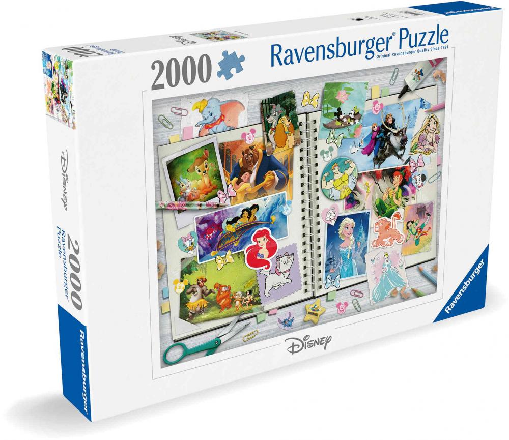 2000 Teile Ravensburger Puzzle Disney Scrapbook 12001556