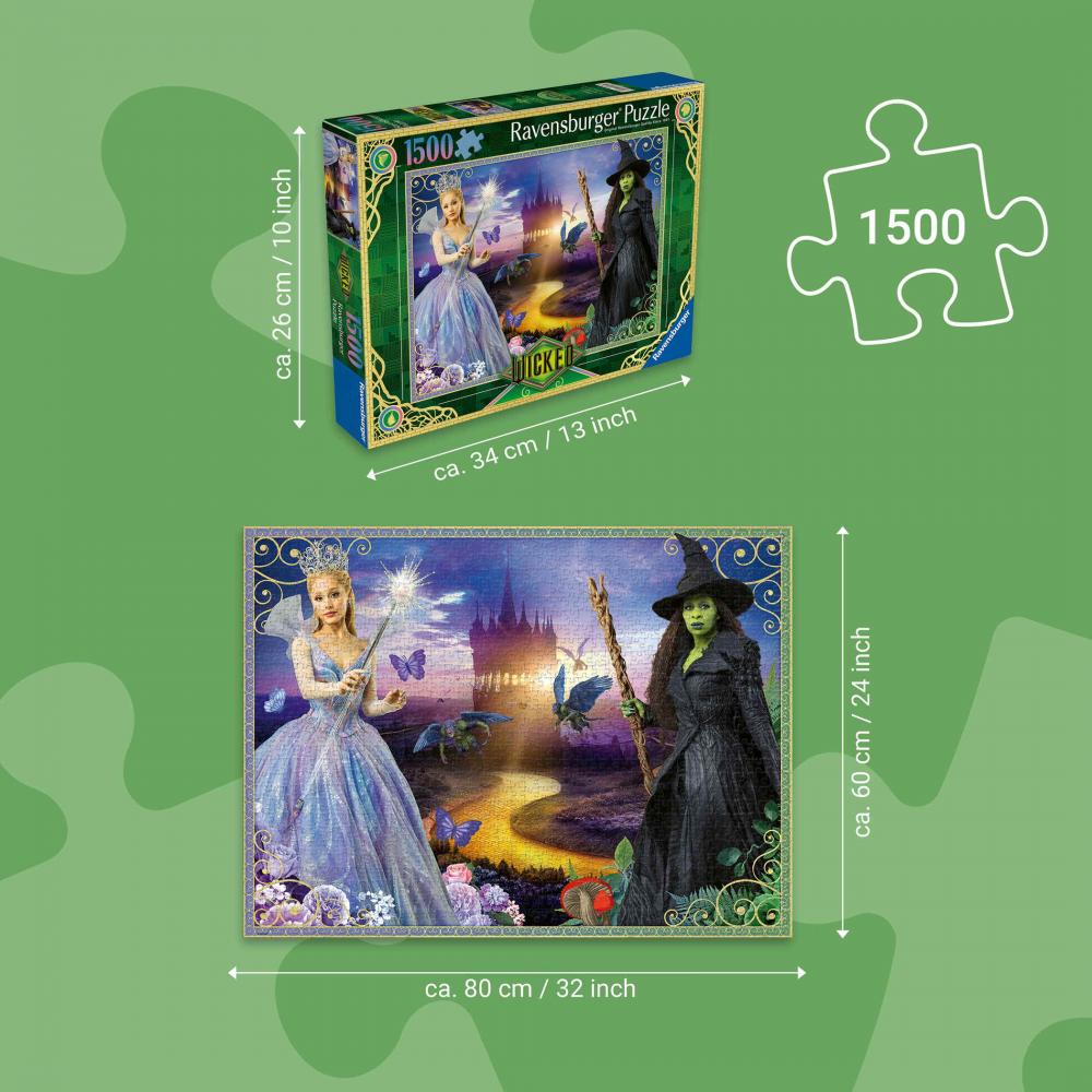 1500 Teile Ravensburger Puzzle Wicked Movie Teil 2 12001581