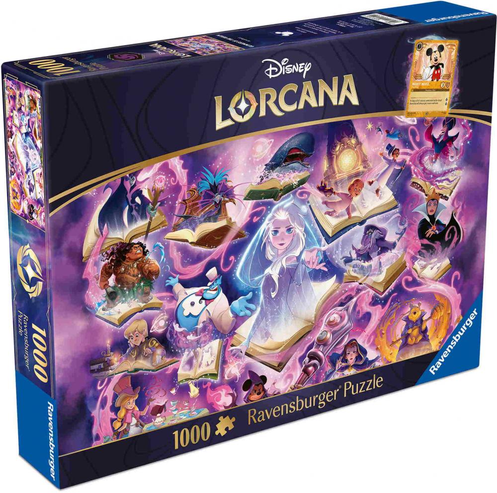 1000 Teile Ravensburger Puzzle Disney Lorcana TCG Glimmers of the Realm Amethyst 12001622