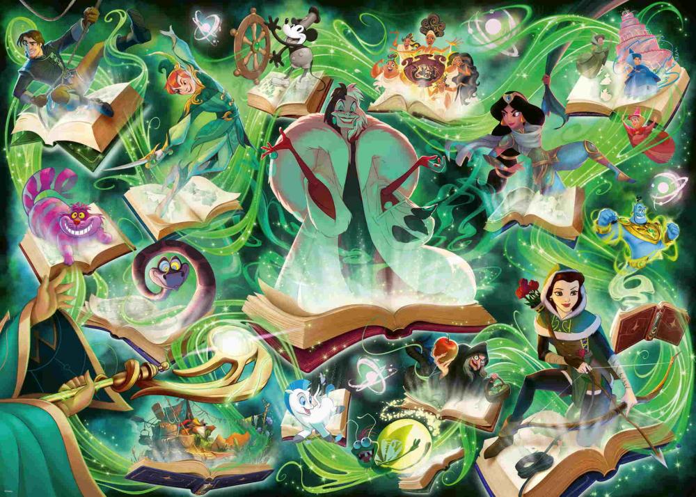 1000 Teile Ravensburger Puzzle Disney Lorcana TCG Glimmers of the Realm Emerald 12001623