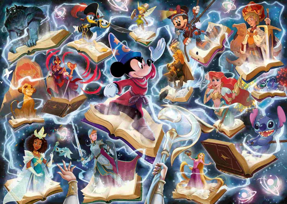 1000 Teile Ravensburger Puzzle Disney Lorcana TCG Glimmers of the Realm Steel 12001626