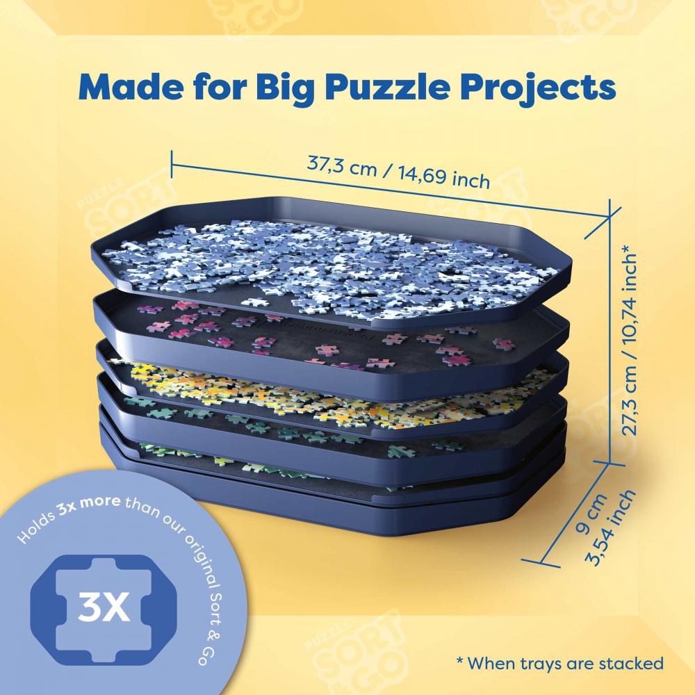 Ravensburger Sort & Go Ultimate 6 stapelbare Sortierkästen 12001676