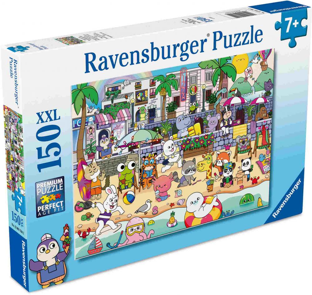 150 Teile Ravensburger Kinder Puzzle XXL Spaß an der Strandpromenade 12001704