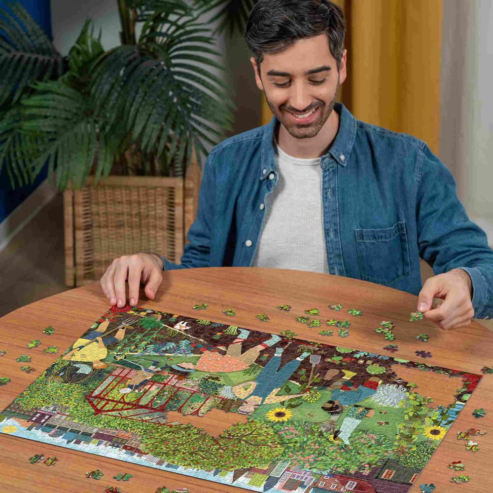 1000 Teile Ravensburger Puzzle Gemeinschaftsgarten 12001714
