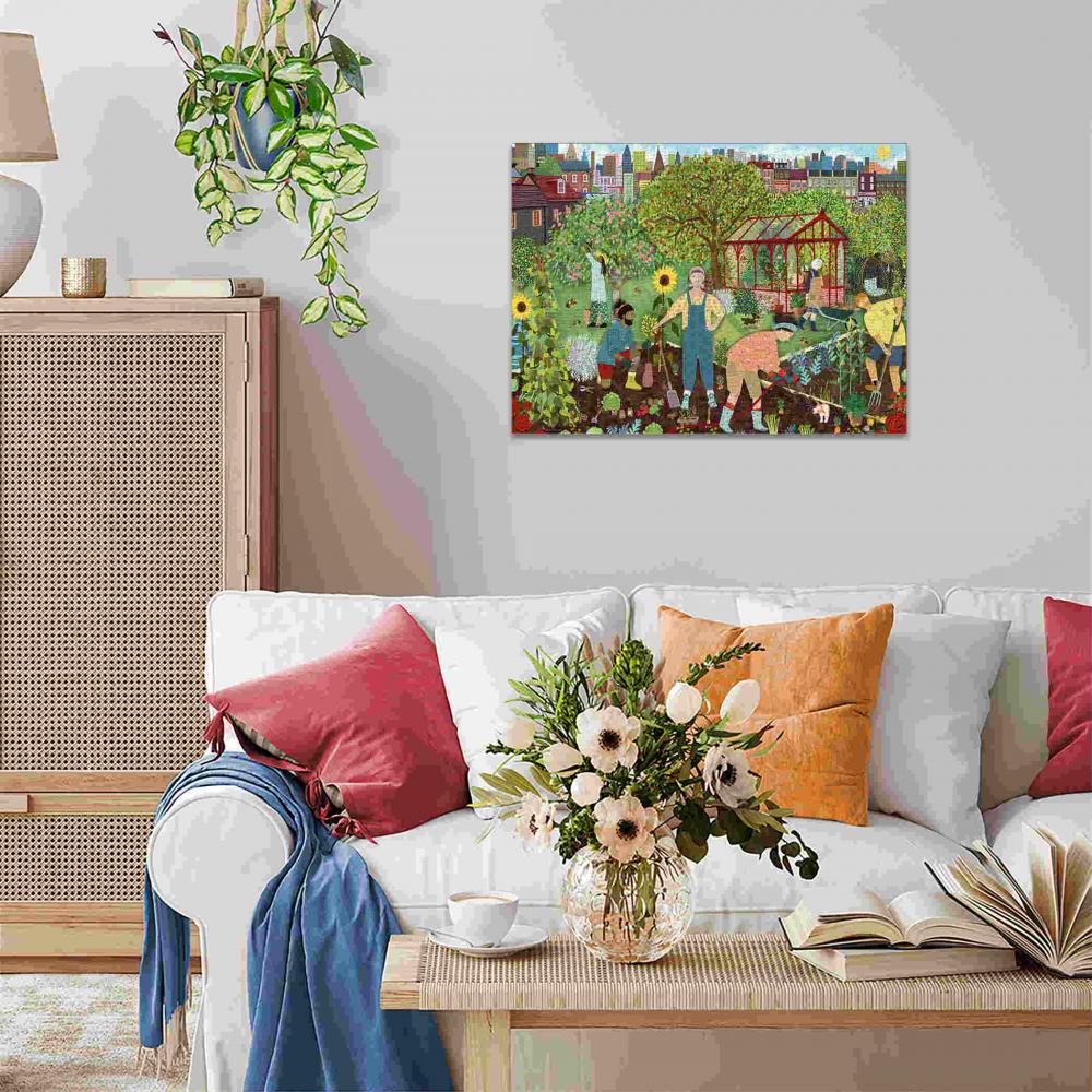 1000 Teile Ravensburger Puzzle Gemeinschaftsgarten 12001714