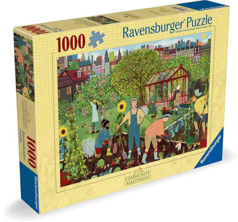 1000 Teile Ravensburger Puzzle Gemeinschaftsgarten 12001714