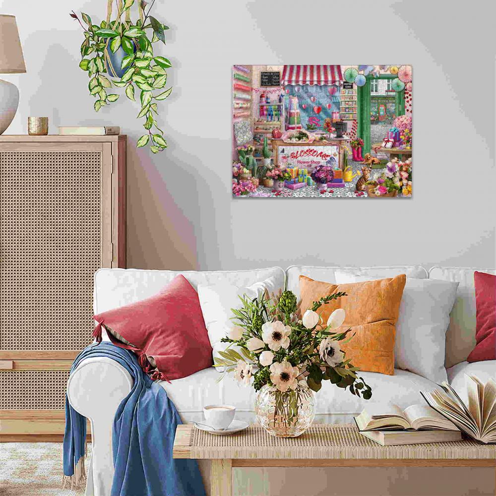 1000 Teile Ravensburger Puzzle Der kleine Blumenladen 12001727