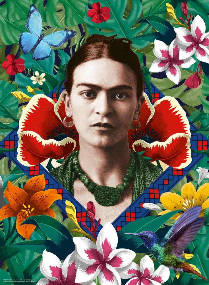 500 Teile Ravensburger Puzzle Frida Kahlo, blühende Fantasie 12001736