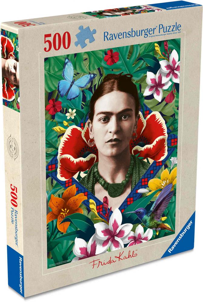 500 Teile Ravensburger Puzzle Frida Kahlo, blühende Fantasie 12001736