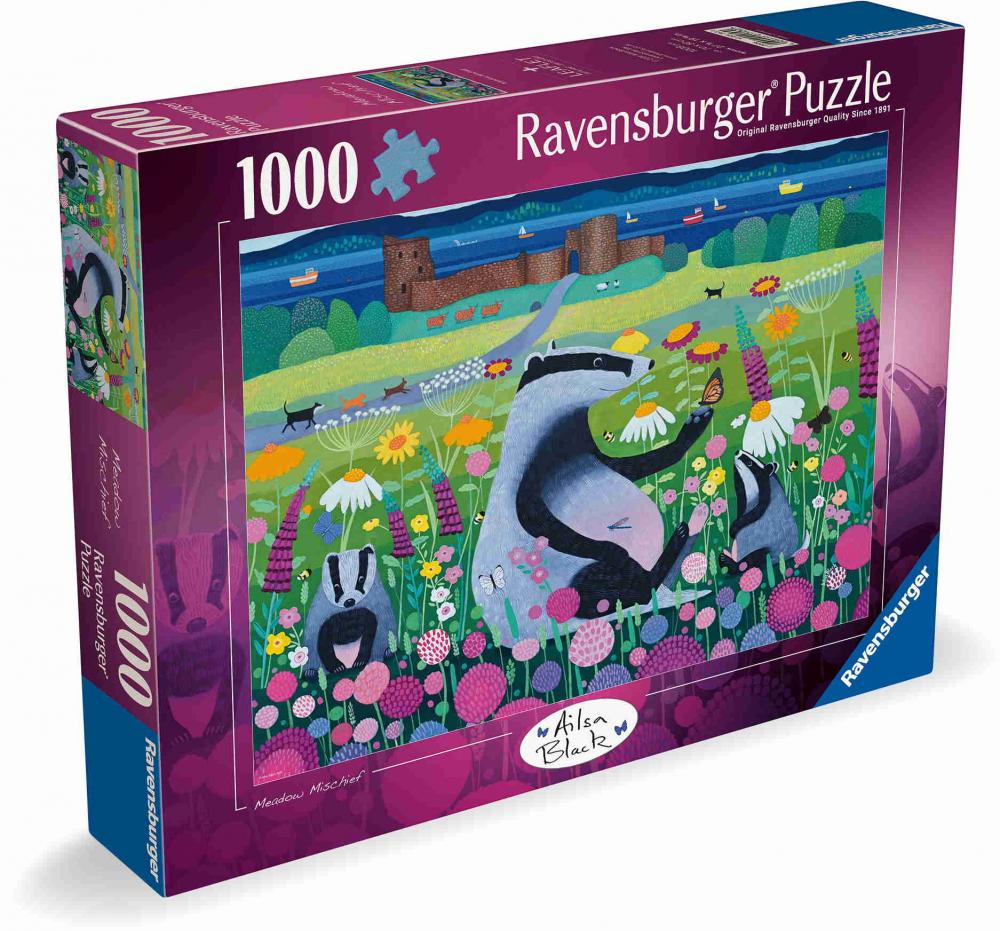 1000 Teile Ravensburger Puzzle Wiesenfreunde 12001753
