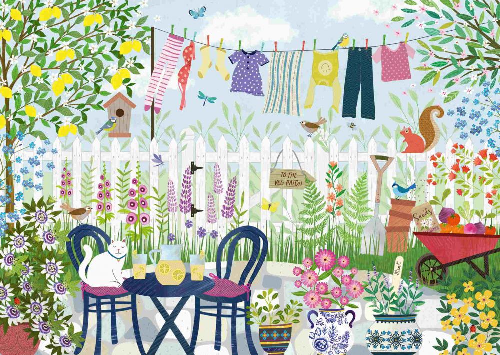 1000 Teile Ravensburger Puzzle Sommergarten 12001754