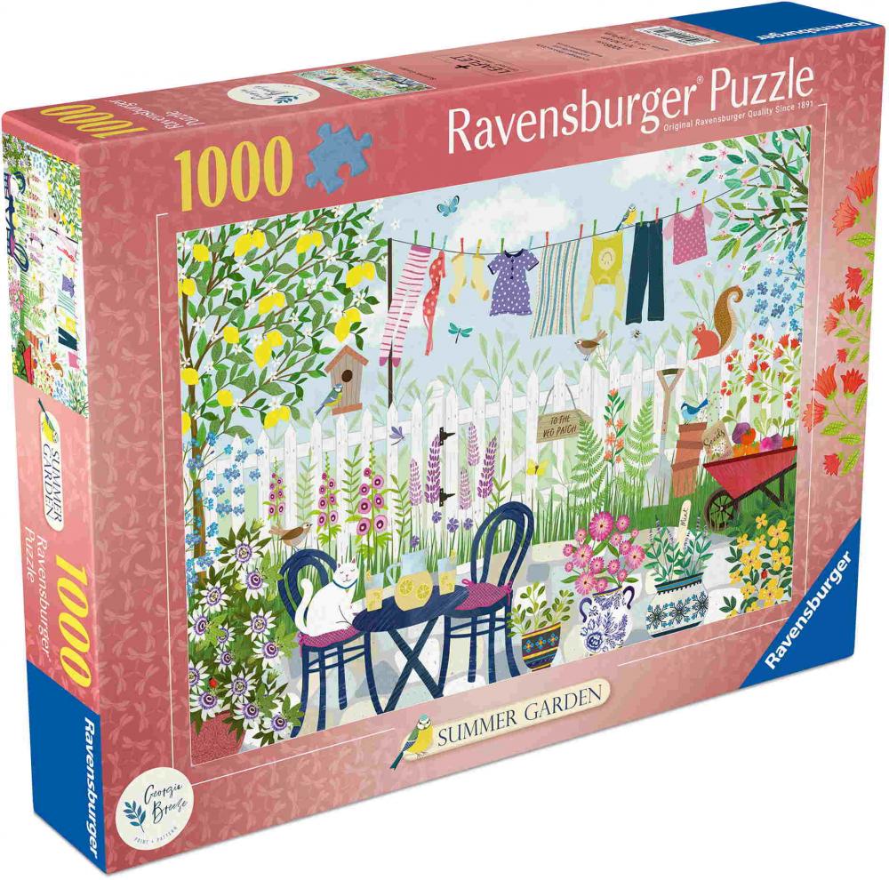 1000 Teile Ravensburger Puzzle Sommergarten 12001754