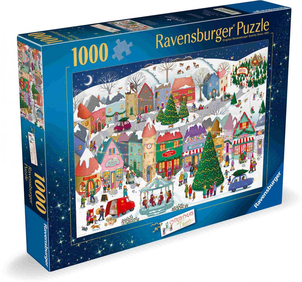 1000 Teile Ravensburger Puzzle Zauberhafte Weihnachtsstadt 12001758