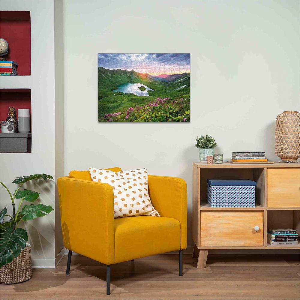 1000 Teile Ravensburger Puzzle Allgäuer Bergsee 12001768