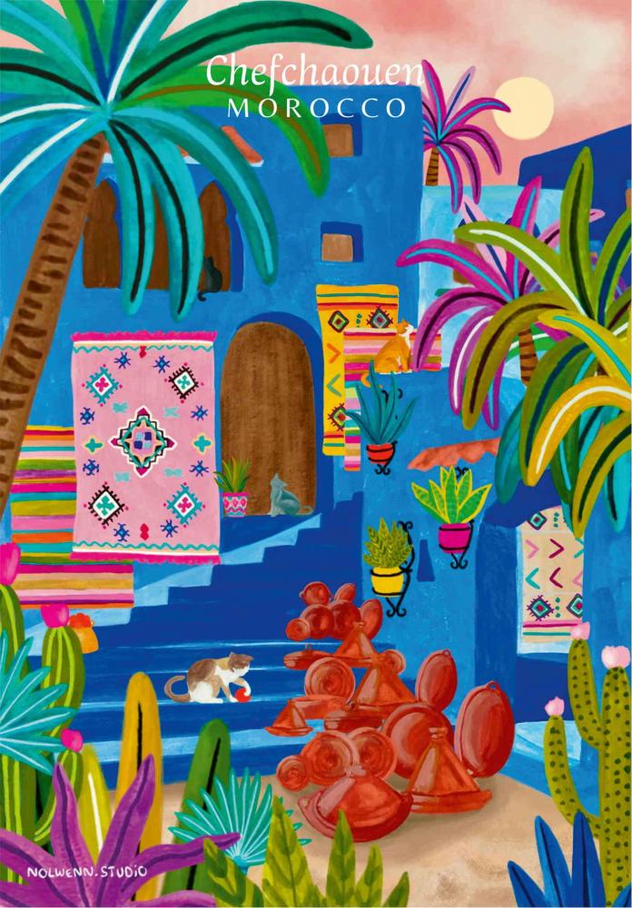 99 Teile Ravensburger Puzzle Marokko 12001775