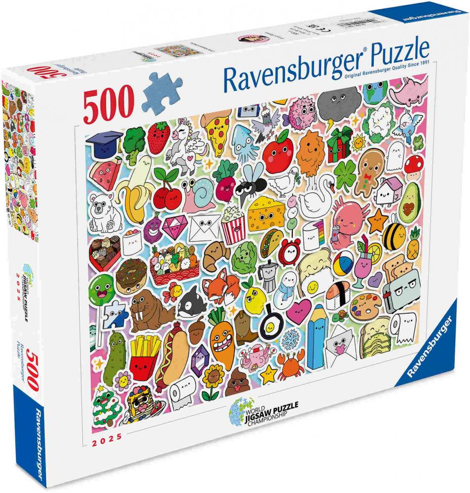 500 Teile Ravensburger Puzzle Niedliches Kawaii Chaos 12001796