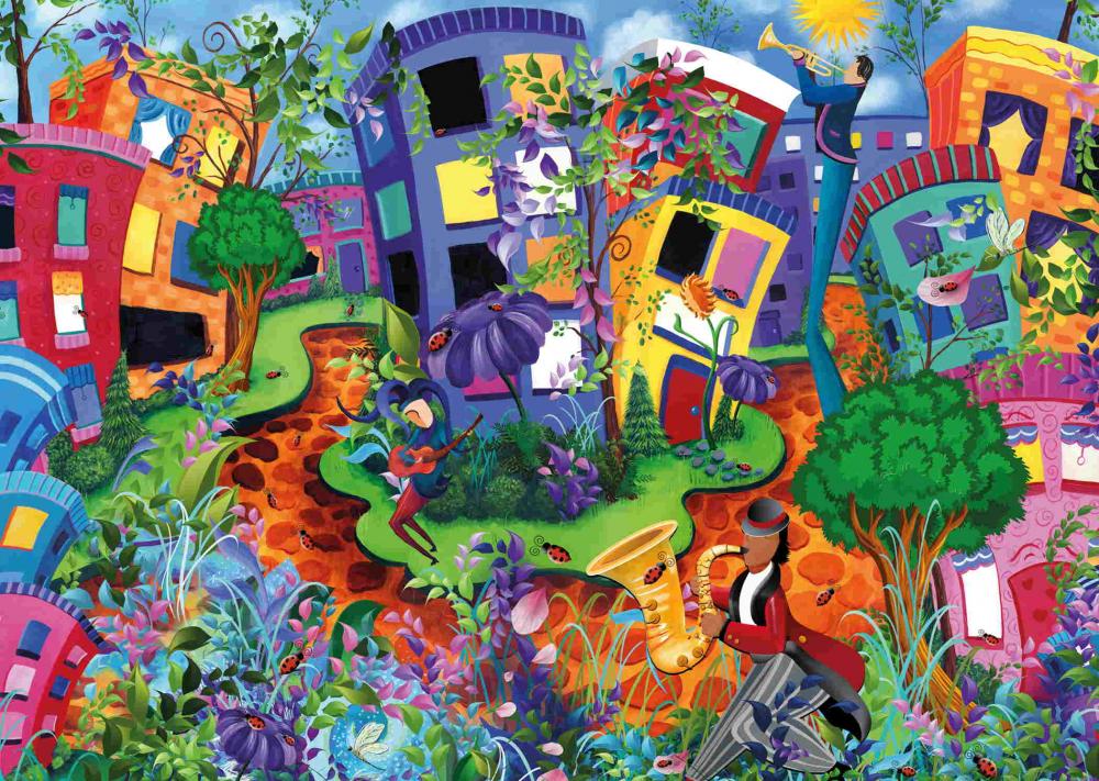 1000 Teile Ravensburger Puzzle Marienkäferweg 12001797