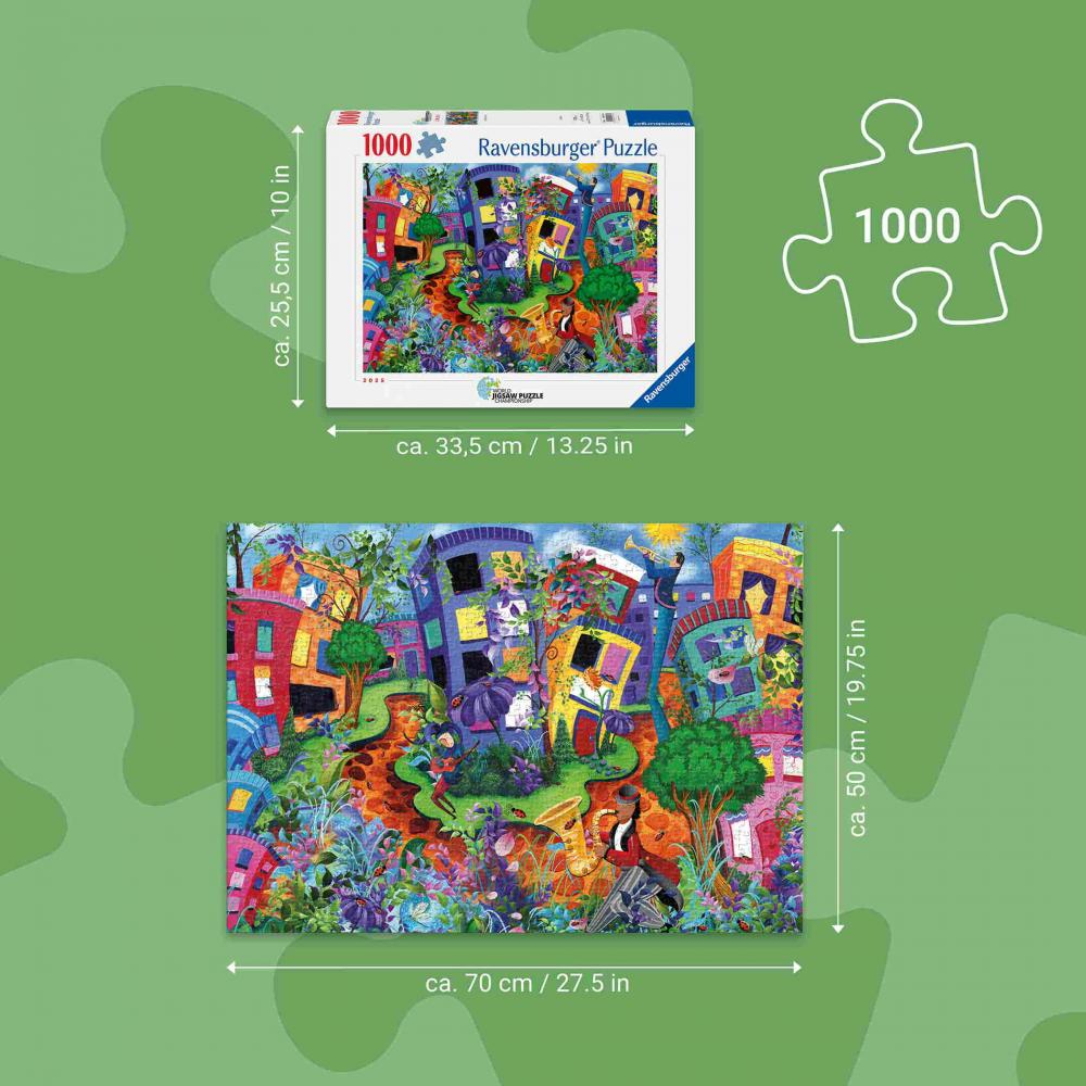1000 Teile Ravensburger Puzzle Marienkäferweg 12001797