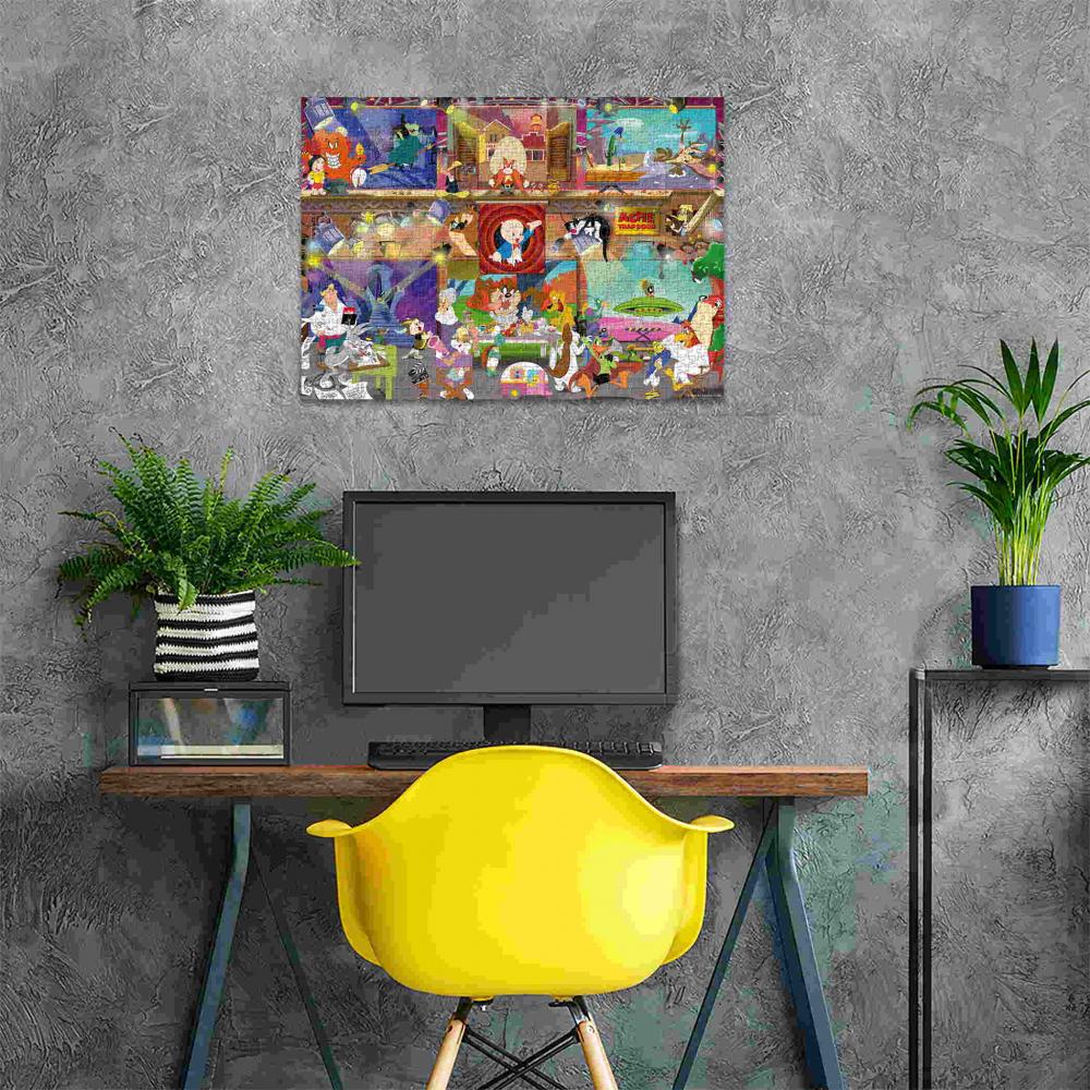 1000 Teile Ravensburger Puzzle Looney Tunes Studio 12001811