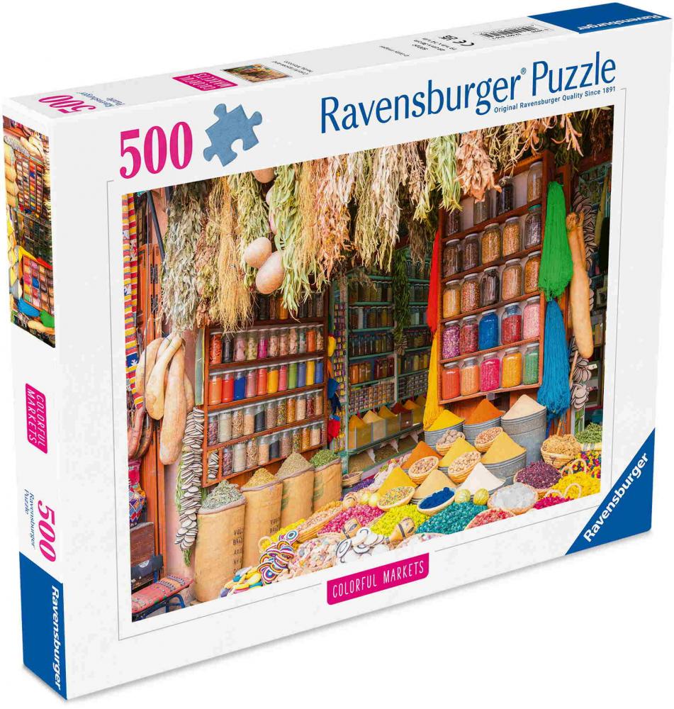 500 Teile Ravensburger Puzzle Bunte Gewürze, Marokko 12001816