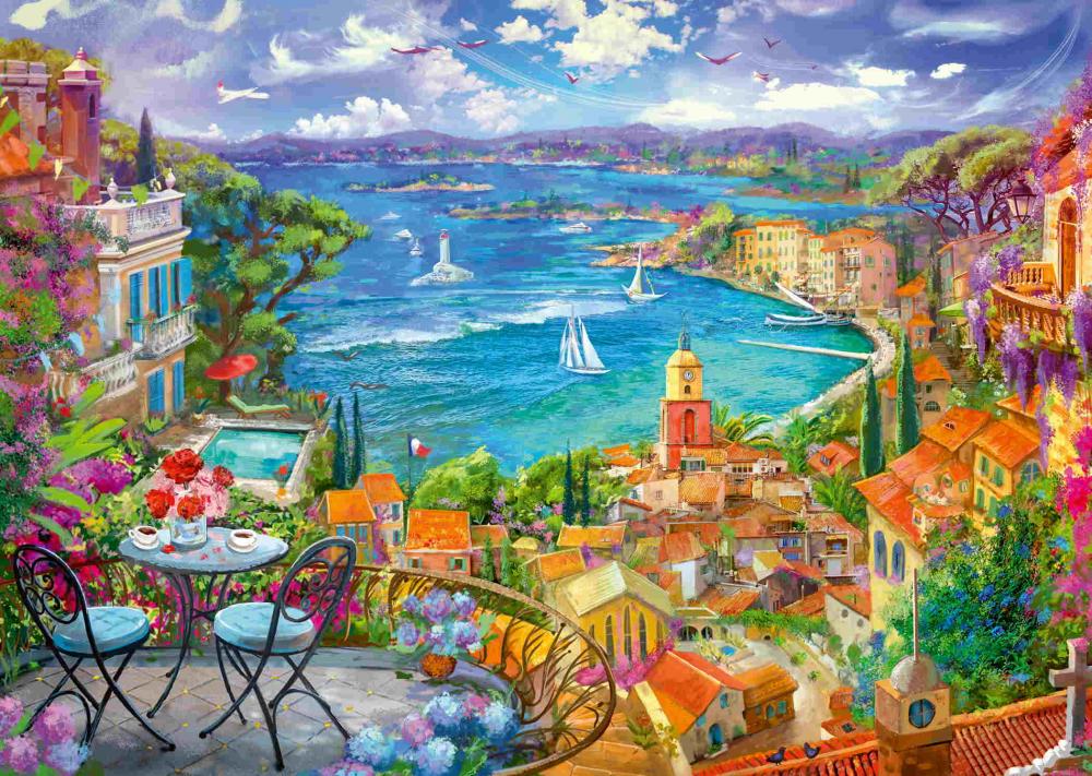 1000 Teile Ravensburger Puzzle St. Tropez 12001824
