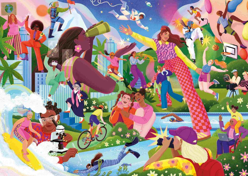 1000 Teile Ravensburger Puzzle Heldinnen des Alltags 12001826