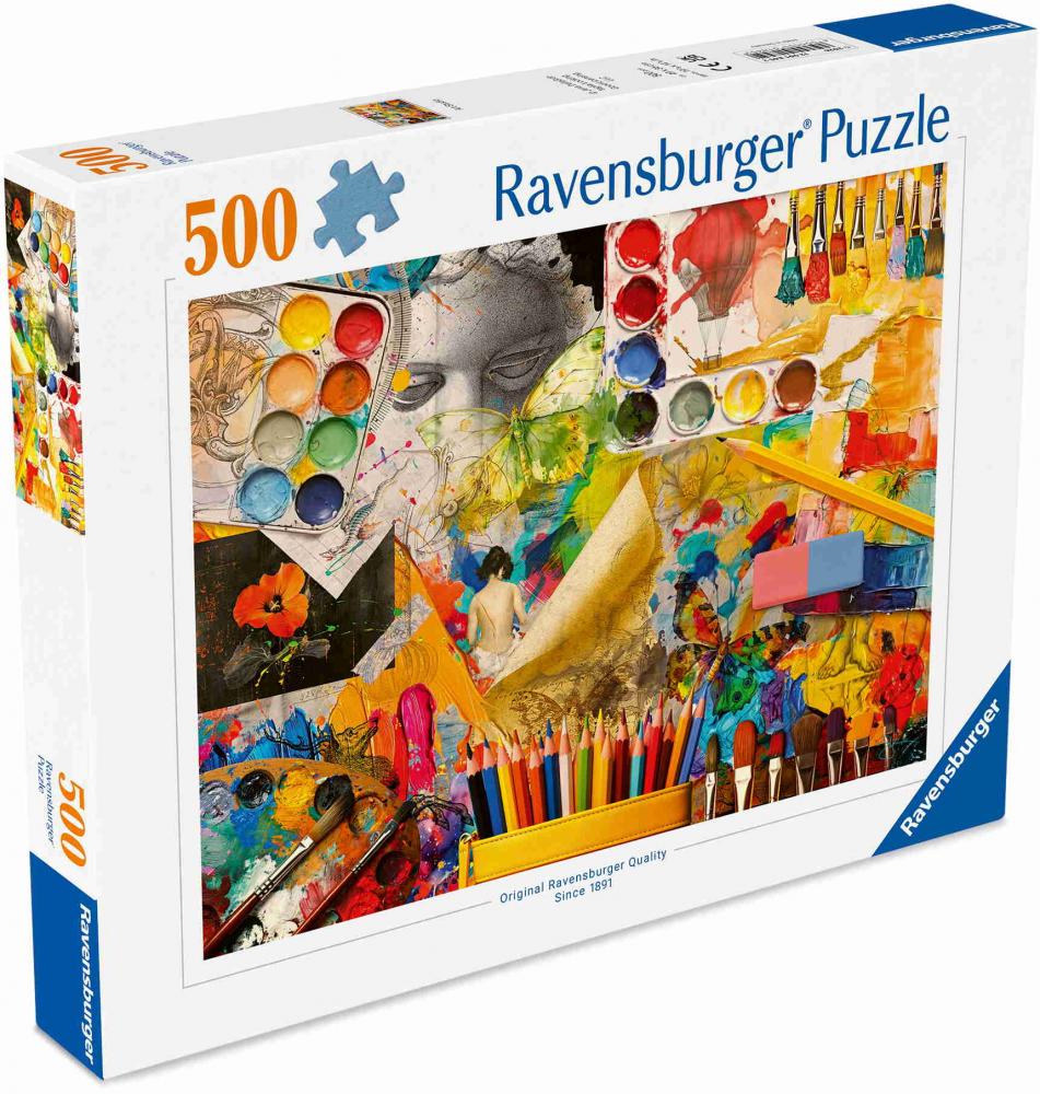 500 Teile Ravensburger Puzzle Künstleratelier 12001845