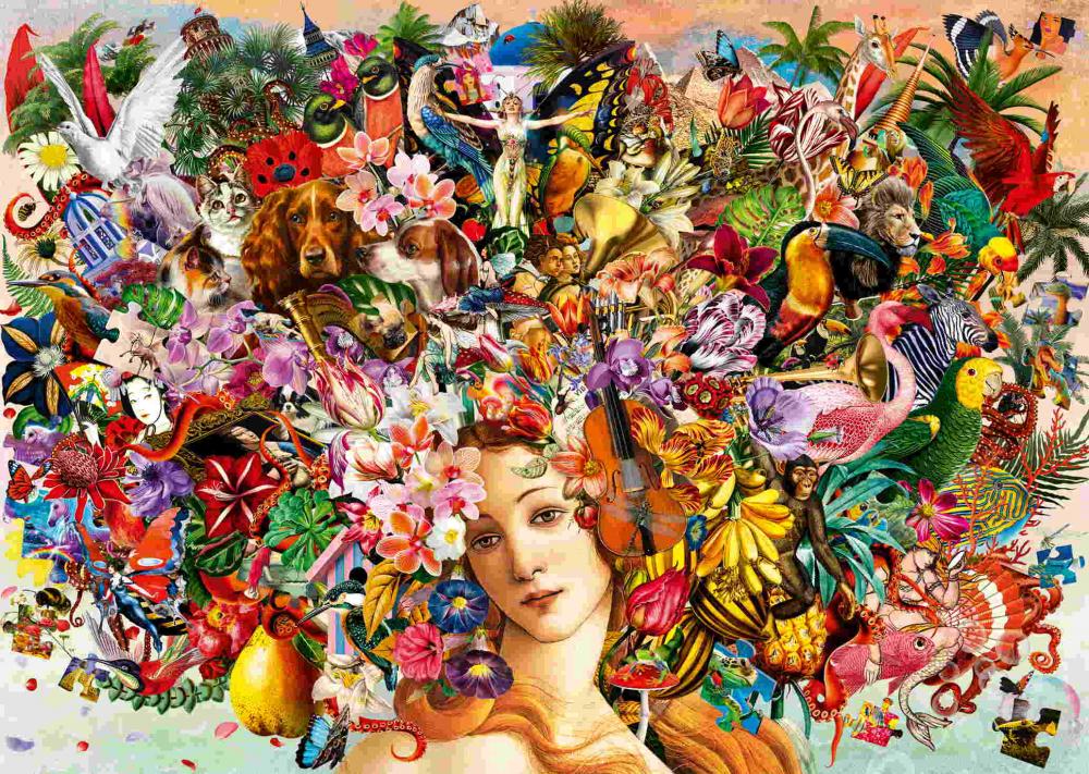 1000 Teile Ravensburger Kreative Gedanken 12001850