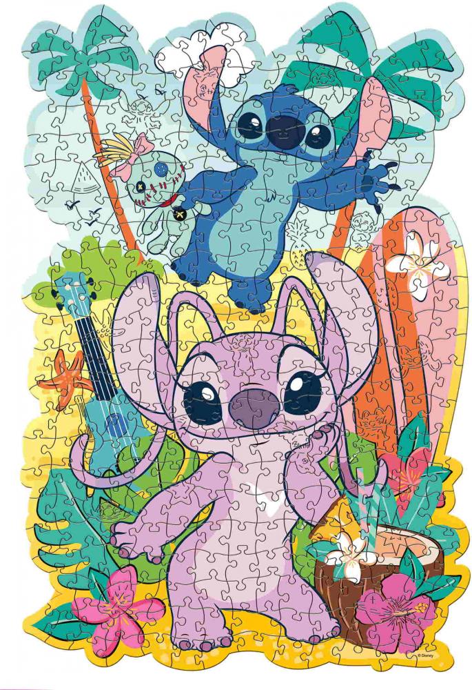 300 Teile Ravensburger Kinder Holz Puzzle Wooden Angel & Stitch 12001916