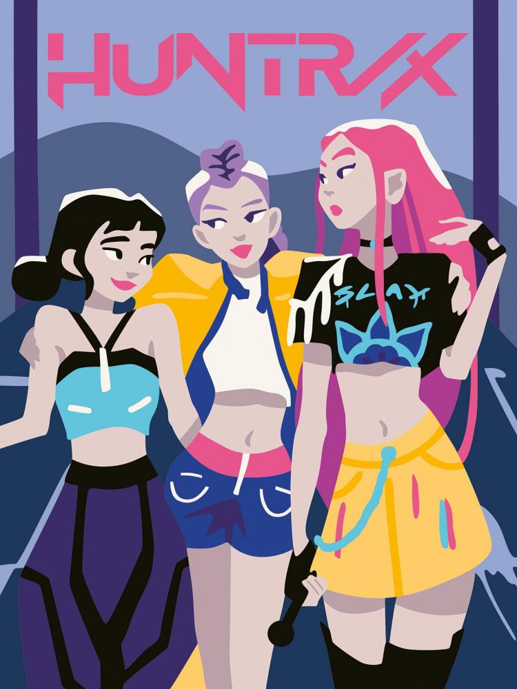 Ravensburger Malen nach Zahlen CREART Trend Serie D KPop Demon Hunters HUNTR/X 12002276 12002276