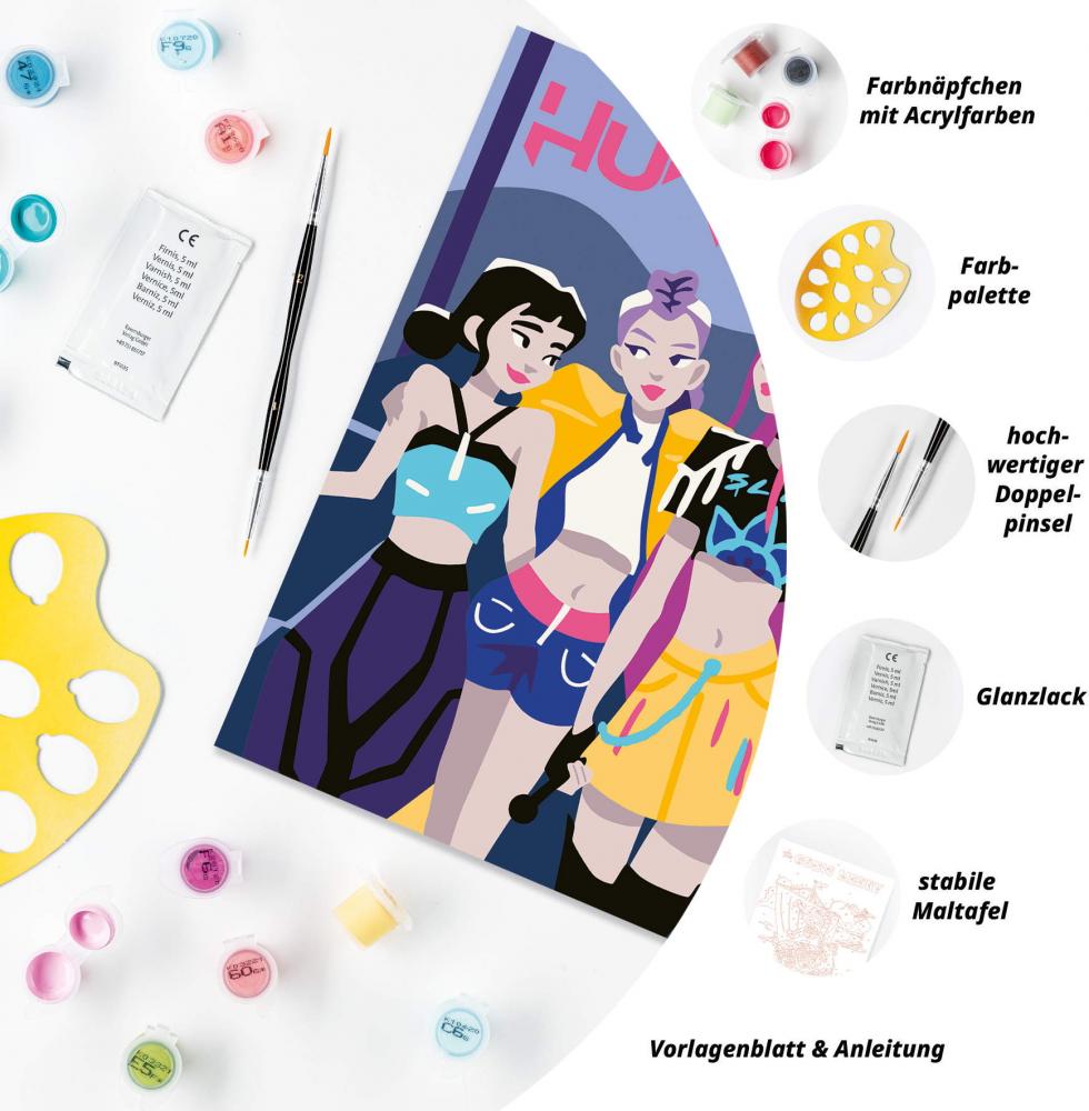 Ravensburger Malen nach Zahlen CREART Trend Serie D KPop Demon Hunters HUNTR/X 12002276 12002276