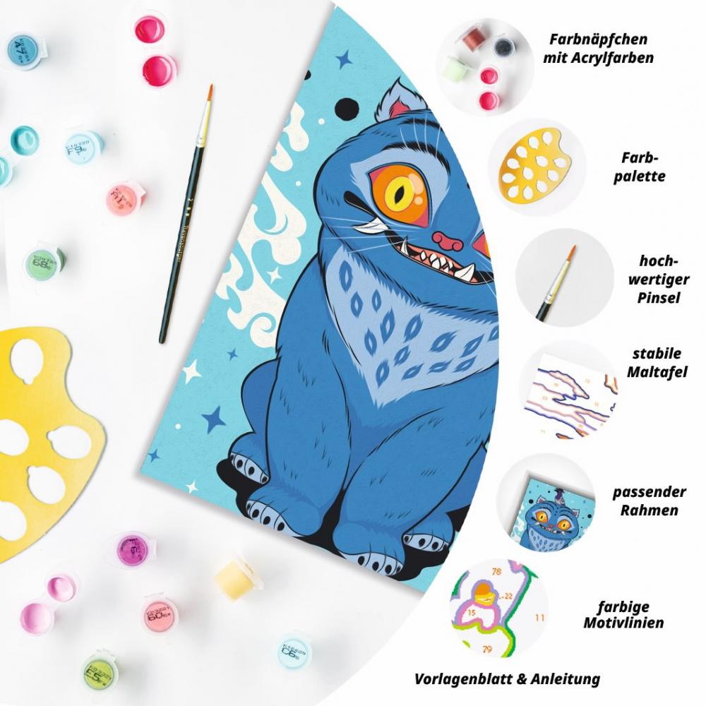 Ravensburger Malen nach Zahlen CREART D KPop Demon Hunters Derpy Tiger & Sussie Bird 12002472