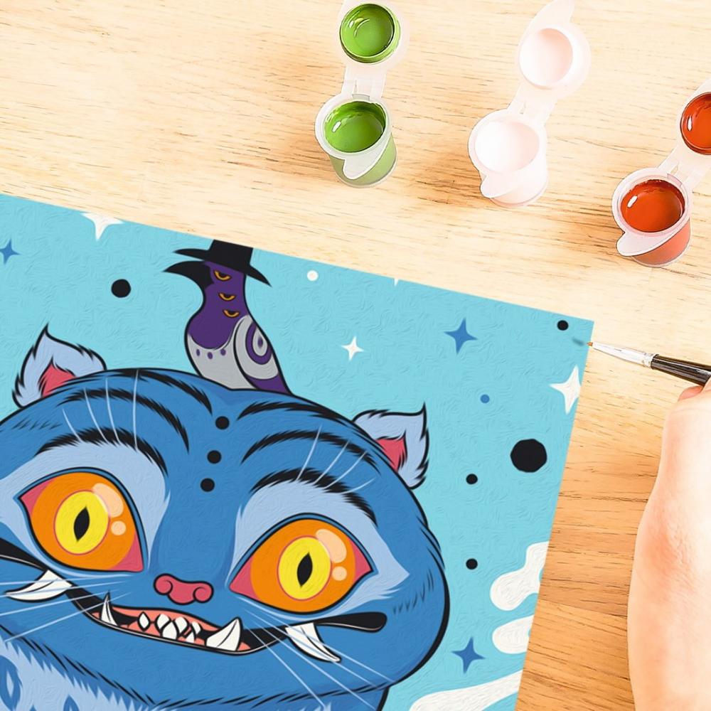 Ravensburger Malen nach Zahlen CREART D KPop Demon Hunters Derpy Tiger & Sussie Bird 12002472