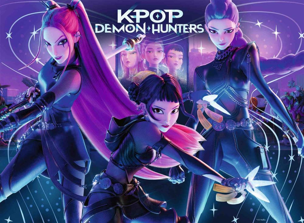 300 Teile Ravensburger Kinder Puzzle XXL KPop Demon Hunters Rumi, Mira & Zoey 12003528