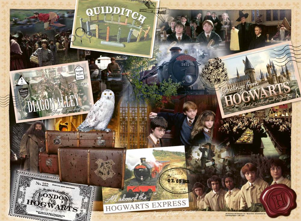 300 Teile Ravensburger Kinder Puzzle XXL Harry Potter Zurück in Hogwarts 12004140
