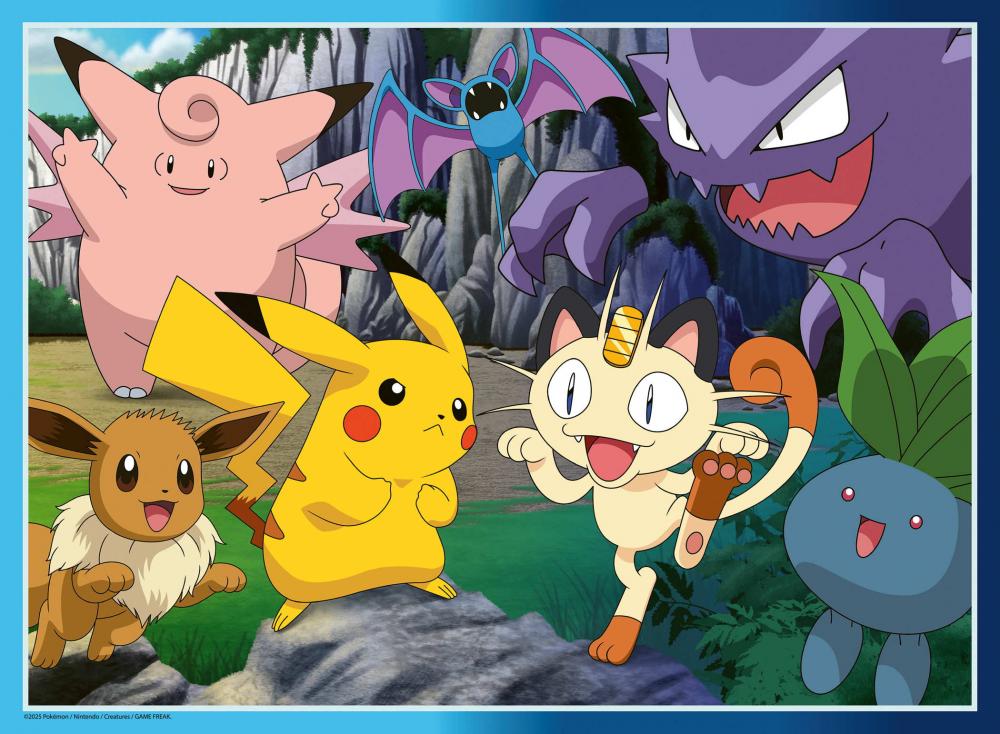 300 Teile Ravensburger Kinder Puzzle XXL Pokémon Fang die Pokémon! 12004142