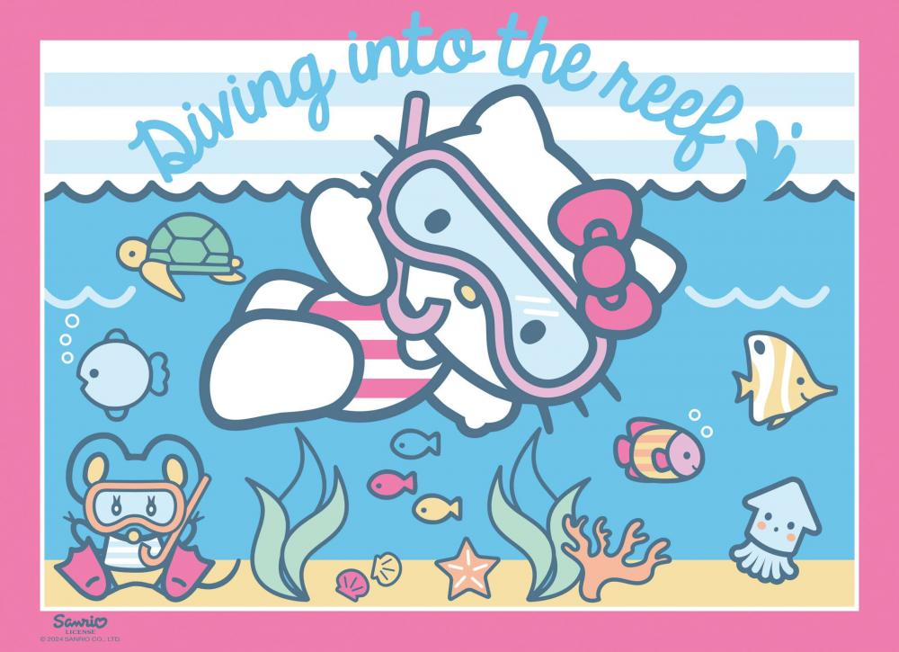 4 x 100 Teile Ravensburger Kinder Puzzle Los geht's, Hello Kitty! 12004159