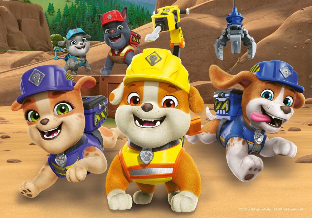 2 x 12 Teile Ravensburger Kinder Puzzle Paw Patrol Bulldoge Rubble 12004167
