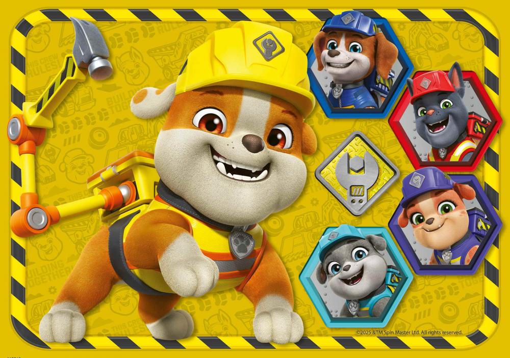 2 x 12 Teile Ravensburger Kinder Puzzle Paw Patrol Bulldoge Rubble 12004167