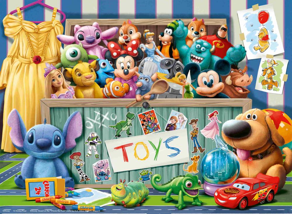 100 Teile Ravensburger Kinder Puzzle XXL Disney Pixar Spielzeugsammlung 12004203
